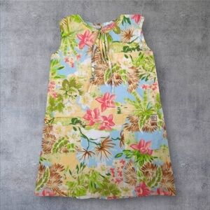 Charlie Rocket Hawaiin‎ Floral Sun Dress Size 6X Girl's